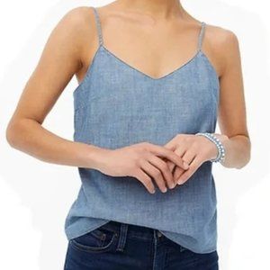 Fully Lined J. Crew Chambray Tank Top
